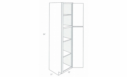 JSI Essex VLC1884: Vanity Linen Closet: RTA Kitchen Cabinets