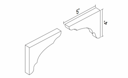 Kabinet King Royal Blue SC10: Traditional Simple Corbel: Assembled Kitchen Cabinets