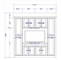 Kabinet King White Shaker EC1-96"x96": Entertainment Center Built-In Cabinetry: RTA Cabinets