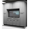 Kabinet King White Shaker EC1-96"x96": Entertainment Center Built-In Cabinetry: RTA Cabinets