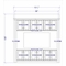 Kabinet King White Shaker EC4-96"x96": Entertainment Center Built-In Cabinetry: RTA Cabinets