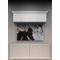 Kabinet King White Shaker EC5-72"x84": Entertainment Center Built-In Cabinetry: RTA Cabinets