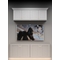 Kabinet King White Shaker EC5-72"x90": Entertainment Center Built-In Cabinetry: RTA Cabinets