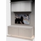 Kabinet King White Shaker EC5-72"x96": Entertainment Center Built-In Cabinetry: RTA Cabinets