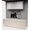 Kabinet King White Shaker EC5-99"x96": Entertainment Center Built-In Cabinetry: RTA Cabinets