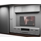 Kabinet King White Shaker EC6-105"x96": Entertainment Center Built-In Cabinetry: RTA Cabinets