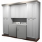 Kabinet King White Shaker LR1-108"x90": Laundry Room Built-In Cabinetry: RTA Cabinets