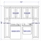 Kabinet King White Shaker LR1-90"x84": Laundry Room Built-In Cabinetry: RTA Cabinets