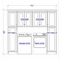 Kabinet King White Shaker LR1-96"x84": Laundry Room Built-In Cabinetry: RTA Cabinets