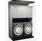 Kabinet King White Shaker LR2-62"x87": Laundry Room Built-In Cabinetry: RTA Cabinets