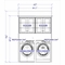 Kabinet King White Shaker LR2-62"x87": Laundry Room Built-In Cabinetry: RTA Cabinets