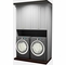 Kabinet King White Shaker LR2-62"x99": Laundry Room Built-In Cabinetry: RTA Cabinets