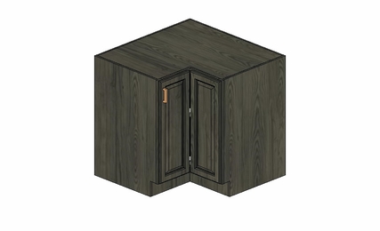 LS3612-LAZY SUSAN Cabinet:Urbandale Kitchen Cabinet