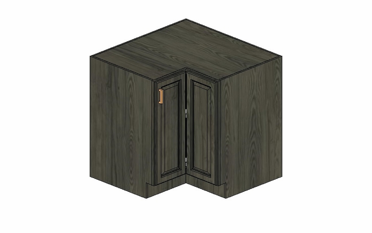 LS3612-LAZY SUSAN Cabinet:Urbandale Kitchen Cabinet