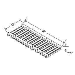 Lunar Gray SGH30: Glass Holder: Assembled Kitchen Cabinets