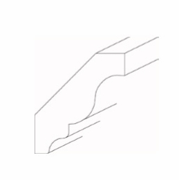 Luxor Espresso CRM (2"): Crown Molding: Assembled Kitchen Cabinets