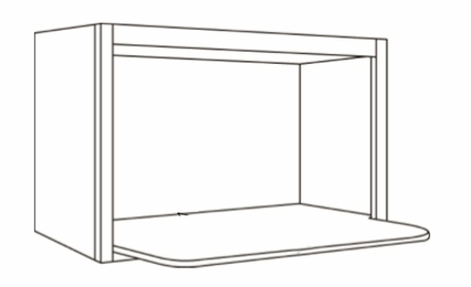 Luxor Harvest MW3018: Microwave Wall Cabinet: Assembled Kitchen Cabinets