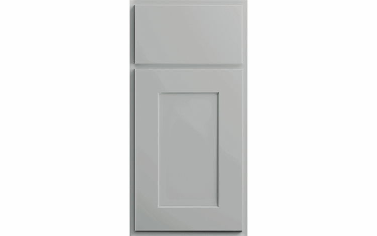 Luxor Misty Grey SBF13.5: Sample Door With Drawer Front: Assembled Kitchen Cabinets