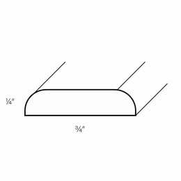 Luxor Smoky Grey BAT: Batten Molding: Assembled Kitchen Cabinets