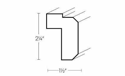 Luxor Smoky Grey LTRMS: Light Rail Molding: Assembled Kitchen Cabinets