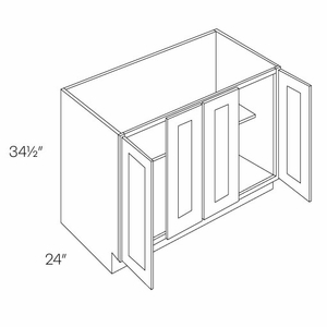 Full Height 4 Door Base Cabinets schemantics image