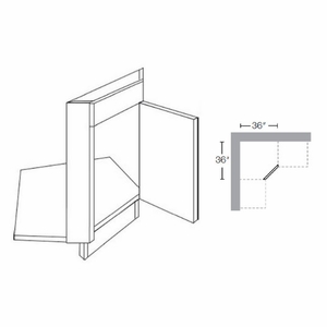 Diagonal Corner Sink Floor schemantics image
