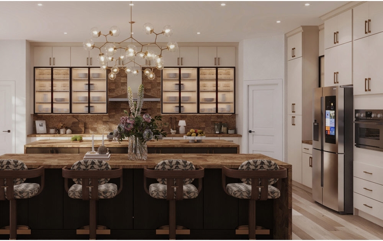 Matte Ivory Kitchen Cabinets
