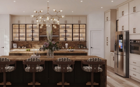 Matte Ivory Kitchen Cabinets