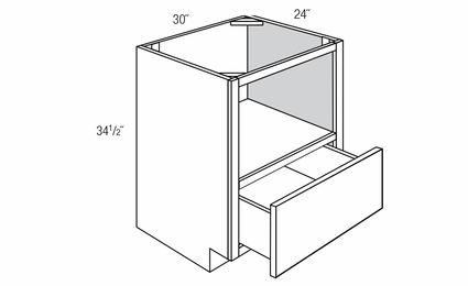 MB30: Base Microwave Cabinet: Essex RTA Kitchen Cabinet