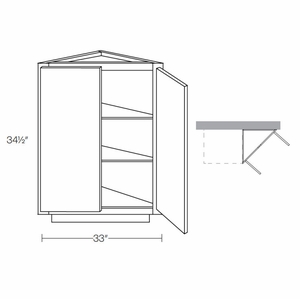 Straight Base End Cabinets schemantics image