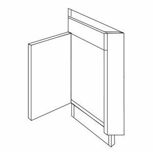 Diagonal Corner Sink Front schemantics image