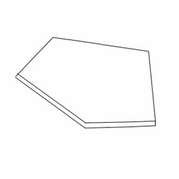 Milano Fossil Grey (Gloss) CSFFL36: Diagonal Corner Sink Floor: Assembled Kitchen Cabinets