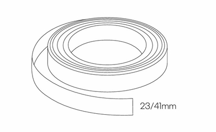 Milano Sand (Matte) EDGEBAND: Edge Banding: Assembled Kitchen Cabinets
