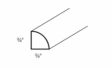 Milano Sand (Matte) SHM: Shoe Molding: Assembled Kitchen Cabinets