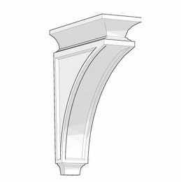 Montclair Cashmere CS10: Corbel: Assembled Kitchen Cabinets