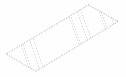 Montclair Cashmere GLASS SHELF 24: Glass Shelf: Assembled Kitchen Cabinets