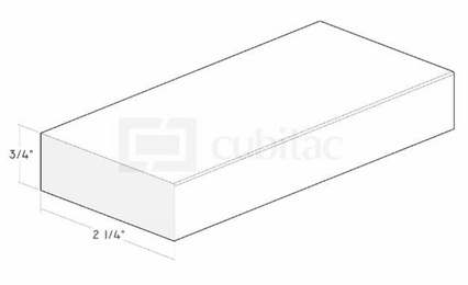 Montclair Cashmere TMR1A: 3/4" Trim Molding With 1/16" Radius : Assembled Kitchen Cabinets