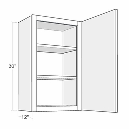 Montclair Cashmere W1530: 30" High Wall Cabinet: Assembled Kitchen Cabinets