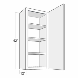 Montclair Cashmere W1542: 42" High Wall Cabinet: Assembled Kitchen Cabinets