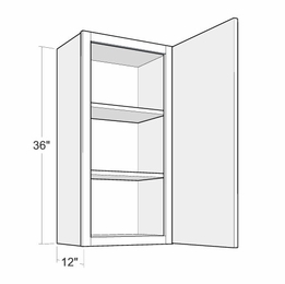 Montclair Cashmere W1836: 36" High Wall Cabinet: Assembled Kitchen Cabinets