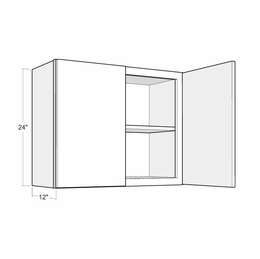 Montclair Cashmere W2424: 24" High Wall Cabinet: Assembled Kitchen Cabinets