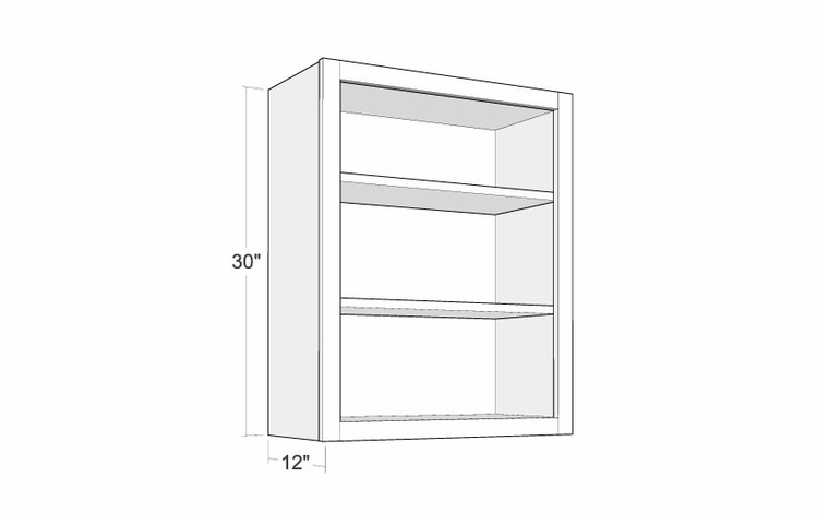 Montclair Cashmere WFI1530: Finished Interior Cabinet: Assembled Kitchen Cabinets
