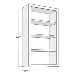 Montclair Cashmere WFI3042: Finished Interior Cabinet: Assembled Kitchen Cabinets