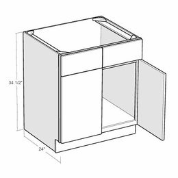 Montclair Lace SB33: 33" Sink Base Cabinet: Assembled Kitchen Cabinets