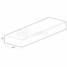 Montclair Lace SME1A: 3/8" x 1/8" Scribe Molding With Eased Edge : Assembled Kitchen Cabinets