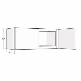 Montclair Lace W3012: 12" High Wall Cabinet: Assembled Kitchen Cabinets