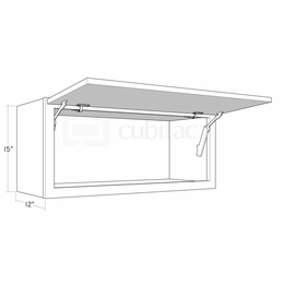 Montclair Lace W3615HD: 15" Horizontal Cabinet: Assembled Kitchen Cabinets