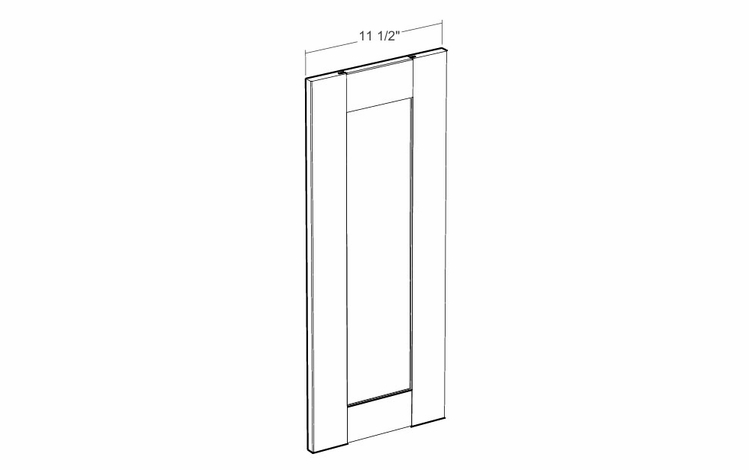 Montclair Lace WDE1230: Wall Decorative End Panel: Assembled Kitchen Cabinets