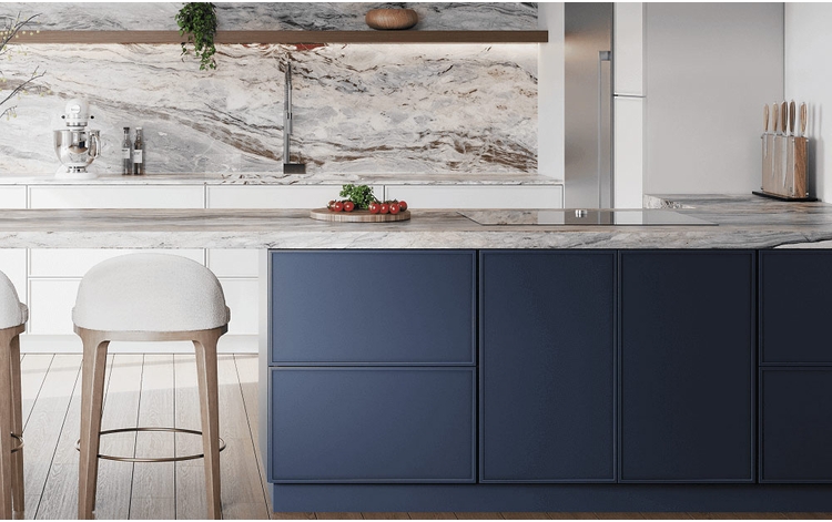 Montclair Sapphire Kitchen Cabinets