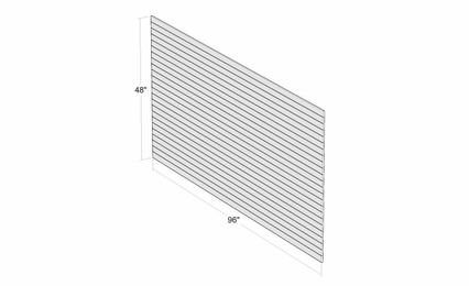 Montclair Sapphire PLYB4X8: Beaded Plywood Panel: Assembled Kitchen Cabinets